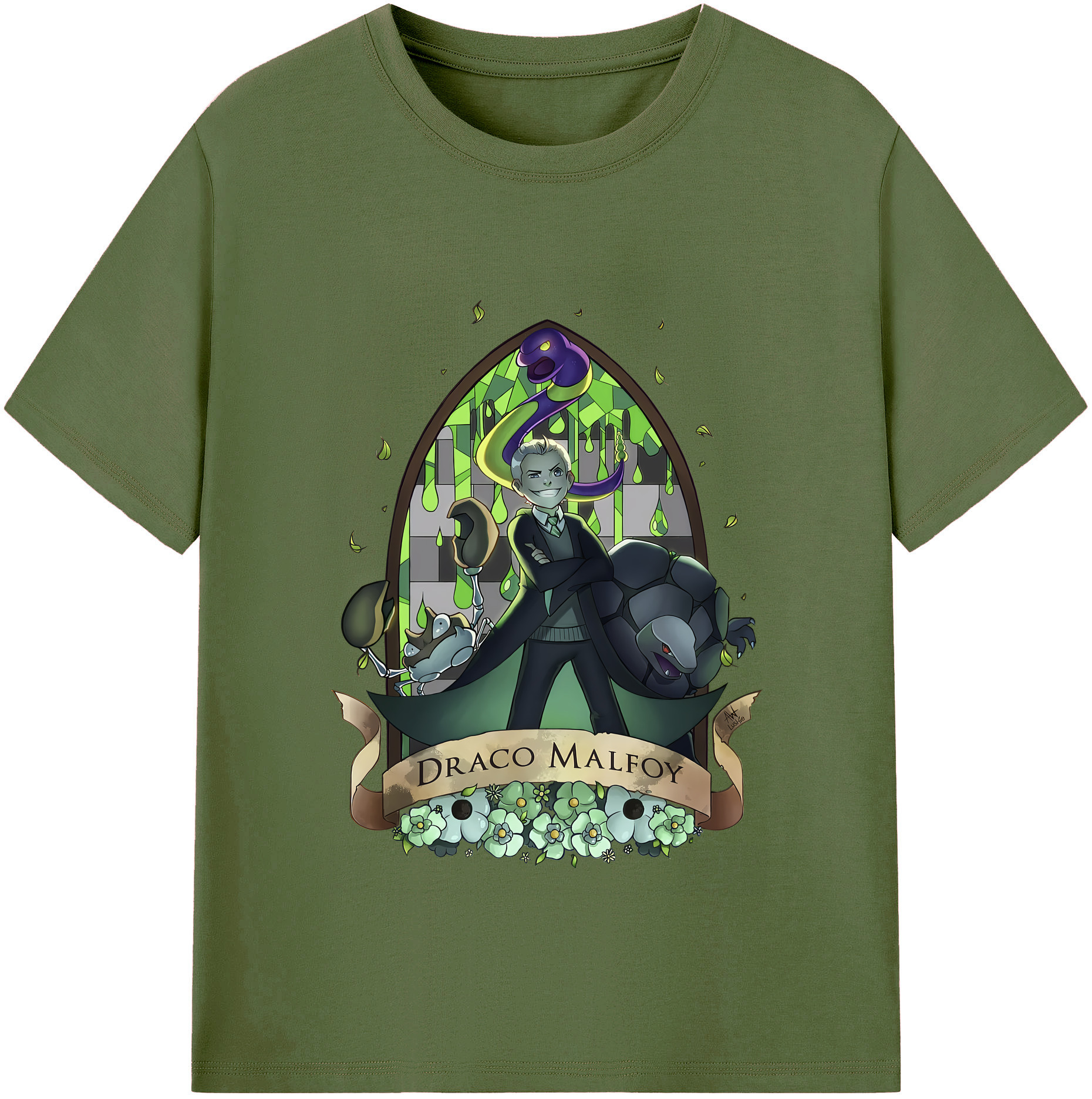 （画像用） Harry Potter ハリー・ポッターシリーズ 綿100％半袖Tシャツ（フロントプリント）